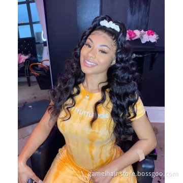 100% Real Virgin Brazilian Human Raw Hair Cheap Swiss Hd Lace Front Wig With Baby Hair Full Transparent Lace Frontal Closure Wig